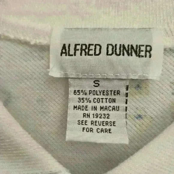 Alfred Dunner Vintage Polo Shirt W/Sequence &Zipper, Size S/M - Picture 2 of 4